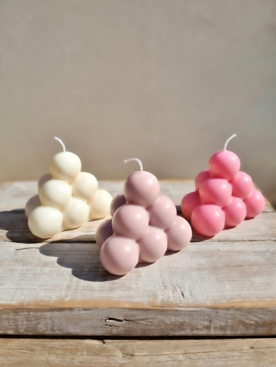 Pyramid Bubble Candle - Afbeelding 1